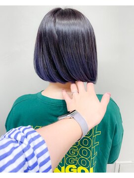 フェリア 松山(Feria) 【Feria松山】ネイビーボブ☆白石