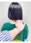 【Feria松山】ネイビーボブ☆白石