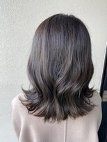 ジェリカヘアー サンフラワー通り(Jlica hair) 大人っぽなブルー×ベージュでブルージュカラー。