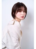 【30代髪型】大人くびれショート/耳かけショート[アースカラー]