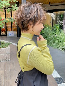 アロ 大阪梅田(alo) 【川原　拓也】くるくるショート《大阪梅田駅/ショートボブ》