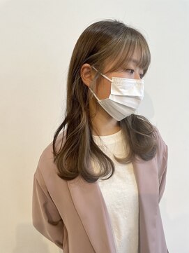 ツイギー 千舟店(TWiGGY) ミルクティベージュ×レイヤーカット♪
