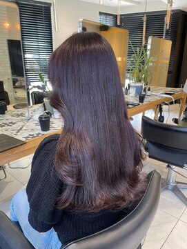 ヘアサロン ガリカ 表参道(hair salon Gallica) 艶髪ゆるふわラベンダーグレーブリーチなしダブルカラー