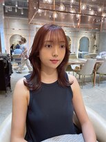 ロンド エスポワール 錦糸町(Lond espoir)&nbsp;斜めバングデザインカラーグレージュ【韓国ヘア/顔まわり】