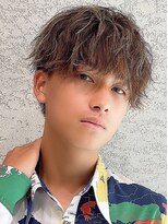 ロンド アンブル 四条烏丸(Lond ambre)&nbsp;【Lond ambre】萱原大幹　波巻きパーマ/眉毛/短髪/メンズカット