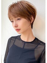 アンド ストーリーズ(&STORIES)&nbsp;30代/40代/50代・絶壁解消・小顔前下がりショートボブ【柴山】
