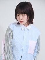 オンク 新宿(onk)&nbsp;黒髪/グレーベージュ/レイヤーロング/前髪パーマ[新宿駅]