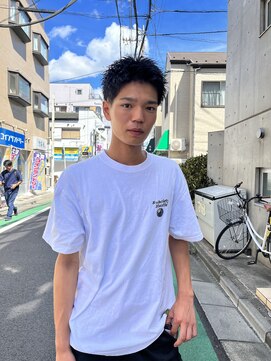 アイズ 海老名(AIZU) スパイキーショート ボックスショート 短髪 眉毛