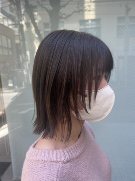 オルロバイイザ(ORLO by IZA) 顔周りレイヤー×ブラウン