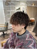 ツイストスパイラルパーマ/メンズカット/波巻きパーマ/札幌/大通