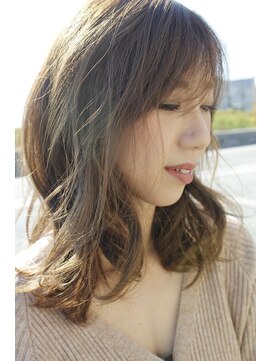 ヘアーアンドメイク レカン(Lecrin) ヌードベージュ×ヘルシーレイヤー