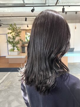 オアシス アン(oasis-un) 地毛風ブルーブラック