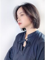 ボヌール 銀座並木通り店(Bonheur)&nbsp;【銀座有楽町】韓国風ぱつっとボブ×ダークグレージュ