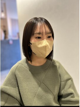 ノア(noah.) パツッとラインが出たボブ