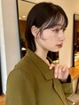 ヤイエ 青山店(yiye)&nbsp;ぷつっと顔まわりデザインもお任せください！［ボブ　表参道］