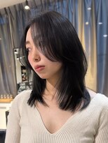 ジアン テラス(GIEN TERRASSE)&nbsp;レイヤーカットミディアムレイヤー韓国ヘア梅田茶屋町/岸本 理希