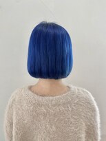 ヘアーアンドメイクアップモパ ブルーカラー