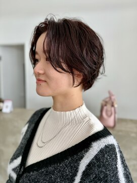 ノートエートル 西金沢(Nought etre) 20代30代ピンクブラウンショート