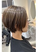 スッキリショートボブ