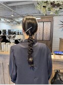 【Luccica Paris takako】タイト編みおろし×ヘアアレンジ