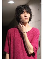 ブークル(boucle)&nbsp;メンズロング　メンズレイヤーロング　メンズボブ