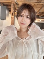 ティーヘア トナリ(t.hair tonari)&nbsp;20代小顔マッシュショート/シースルーバング/透明感ヘアカラー