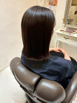コルテ 倉敷西阿知店(CoRte.) 切りっぱなしボブ/外はねミディ/ストレートボブ/再現性抜群/美髪