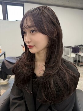 リンドトウキョウ(LINDO TOKYO) レイヤーカット×チョコレートブラウン