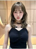 □大宮髪質改善縮毛矯正ハッシュカットレイヤーカット顔まわり