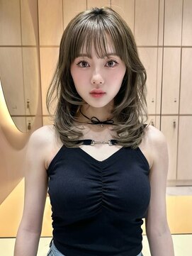 グロー 大宮(GLROW) □大宮髪質改善縮毛矯正ハッシュカットレイヤーカット顔まわり