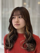 マッシュマシェラ(MASHU MACHELA) ブラウンカラー/インナーカラー