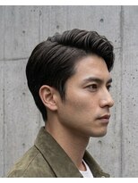 バーバーバー ナカノ(BARBER BAR NAKANO)&nbsp;洗練毛流れニュアンスパーマ/テーパードグラデーション