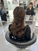 フォルテ ティアラ 横浜店(FORTE TIARA) ハーフアップ/横浜駅/ヘアセット/ヘアメ/ヘアアレンジ/お呼ばれ