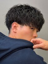 エルマーク 本山(L-MARK)&nbsp;波巻きツイスパ/サーフカール/メンズ/men's/フェザーパーマ/眉毛