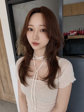 エトワ 中央店(etoi) 大分韓国かき上げレイヤーカット大人レイヤー顔まわりレイヤー