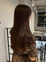 ヌープヘアーアイス(NUUP.hair ici)&nbsp;♪ブリーチ無しピンクブラウン/暖色ブラウン