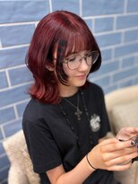 アクシス ナゴヤ(AXIS NAGOYA)&nbsp;【なつミ】ダークパープル/ショート/夏のヘアアレンジ/名古屋