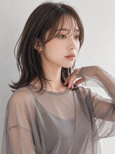 リアン 横須賀中央店(Lien)&nbsp;シースルーバング 韓国ヘア ダークグレージュ 髪質改善カラー
