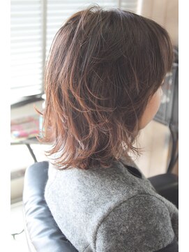 オーバーキャプテンネイキッド(OVER CAPTAIN NAKED) 柔らかあったかミディアムマッシュ