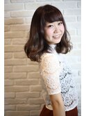 ゆれるウェーブ♪ミディアムボブ☆