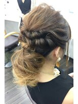 美容室 びゃんびゃん 社店&nbsp;カジュアルツイストアレンジ