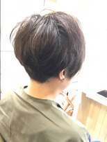 ヘアカフェ コトノハ(hair cafe Kotonoha)&nbsp;【コトノハ】襟足すっきり　エッジショート スラット効果