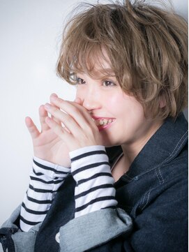 カバーヘア ブリス 上尾西口店(COVER HAIR bliss) *bliss上尾*ふわくしゅ◎外国人風小顔丸みショートy