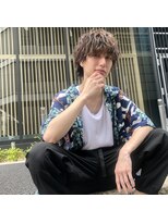 トータルビューティーサロン プリエ(prier) アフロ安藤　メンズスタイル　アースカラー　マッシュパーマ