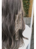 表参道グレージュイルミナカラーココアベージュ透明感艶髪/栗原