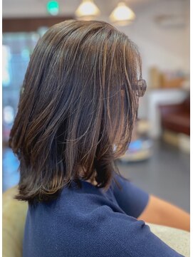 ポタム 東中野(potamu) ミディアムレイヤーにハイライト