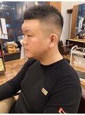 【IRIE HAIR赤坂】おしゃれボウズ×フェードスタイル×束感