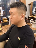 アイリーヘアデザイン(IRIE HAIR DESIGN) 【IRIE HAIR赤坂】おしゃれボウズ×フェードスタイル×束感