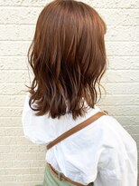 モリオ フロム ロンドン 成増店 【morio成増/玉井】オレンジブラウン ダブルカラー