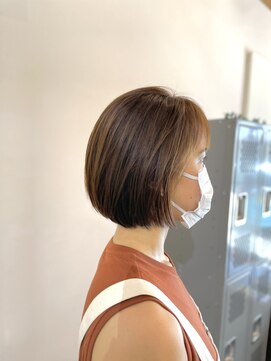 マム(hair dresser's Mum) ナチュラルボブ　　《金沢/ショート/カット》